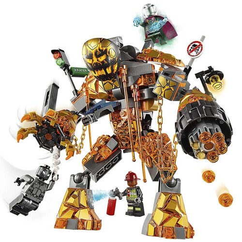 Batalla Contra Molten Man Lego Spider Man
