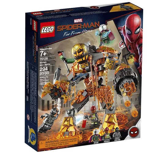 Batalla Contra Molten Man Lego Spider Man