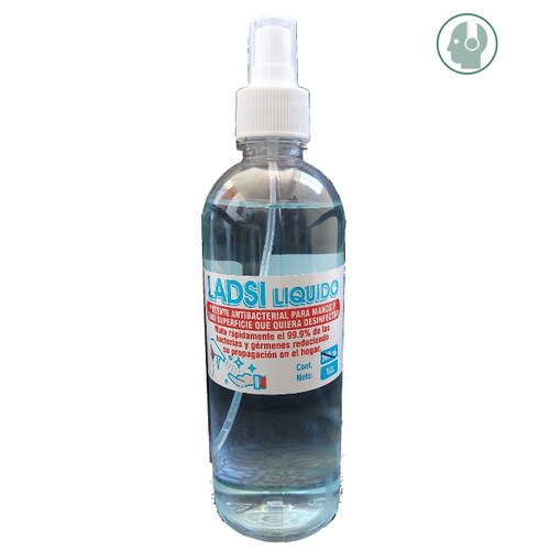 Potente Líquido AntiBacterial Desinfectante para Manos y Superficies con Aplicador 500ml