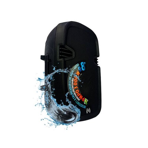 Bafle Portátil Todo terreno De 8" Resistente A Salpicaduras De Agua Polvo Y Arena Master MAHM-EXTREME8