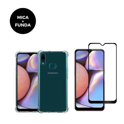 Mica + Funda Samsung A10S Contra Golpes