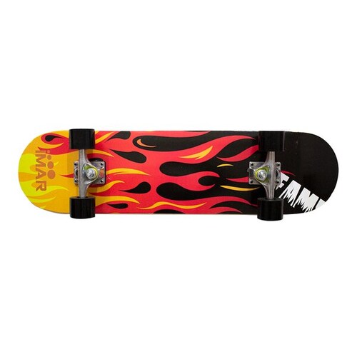 Patineta Completa Juvenil Diseño Fuego Fame