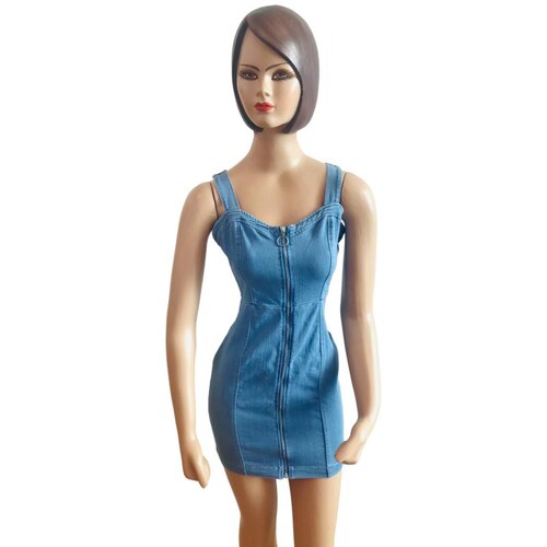 Vestido casual de mezclilla para mujer de fiesta corto stretch IRIS