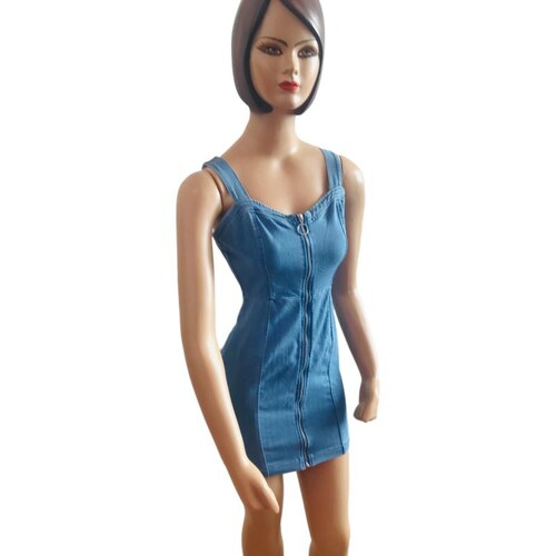 Vestido casual de mezclilla para mujer de fiesta corto stretch IRIS