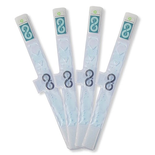 Pack 4 pz: Brazalete Dispensador de gel PROBVID Grande reutilizable
