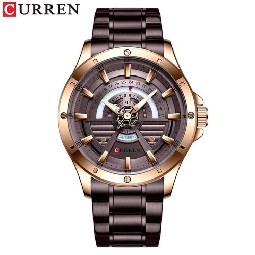 Reloj de Hombre Curren 8381 Metálico con Calendario Elegante y Moderno