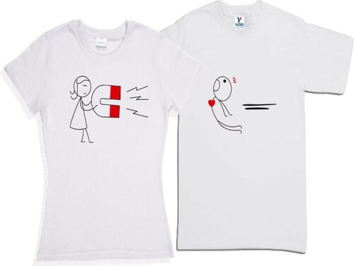 Set 2 Playeras Novios Pareja Iman San Valentin Duo