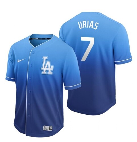 Jersey Los Angeles Dodgers Julio Urias 7 Ed Especial Azul Talla L