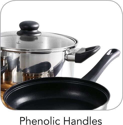 Tramontina Primaware 80117/585DS Stainless Steel Induction-Ready Tri-Ply Base 7-Piece Cookware Set
