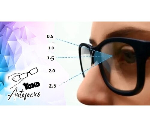 Lentes Yomo Autofocus Auto Graduables Tipo Vizmaxx Negros