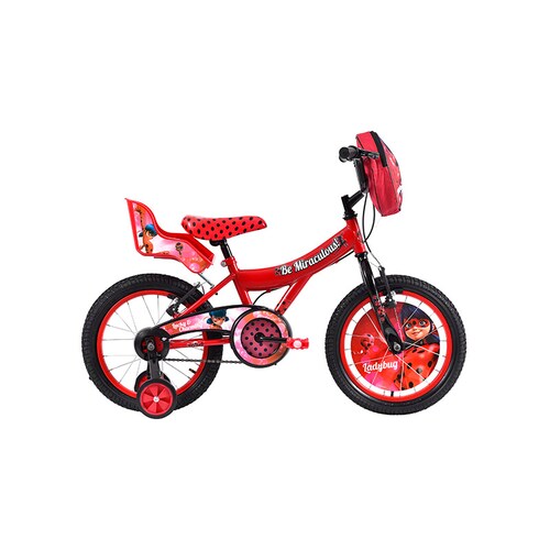 Bicicleta Veloci Miraculous Lucky BMX, R16 Rojo