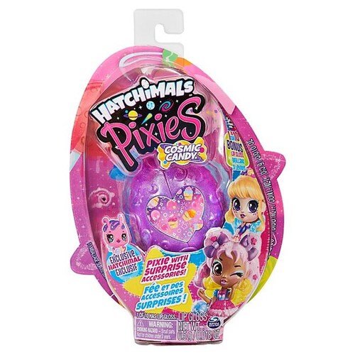 Hatchimals Pixies Cosmic Candy Morado