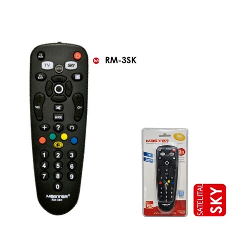 Control Remoto Satelital 2 en 1 (TV + SKY) / Master / RM-3SK