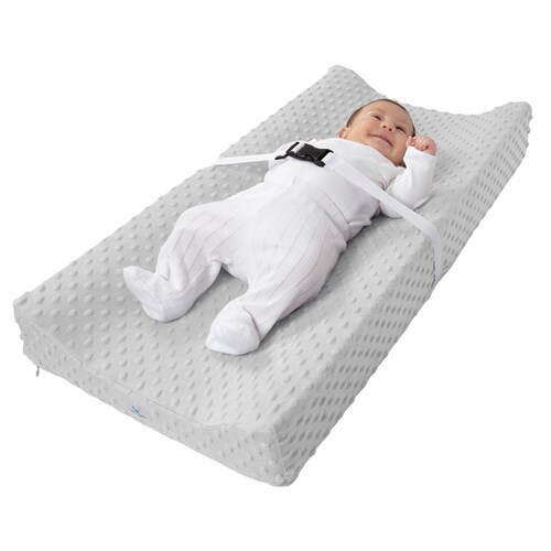 Cambiador Para Bebé (colchón + Forro Impermeable + Funda Lavable) Cambio Pañales