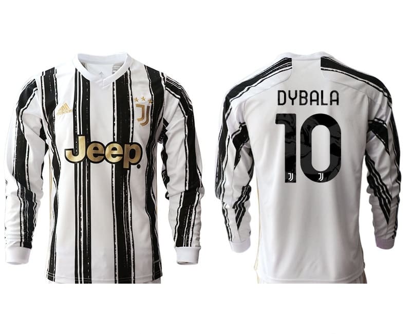 Jersey Juventus Dybala 10 Manga Larga Local 2021 Talla M