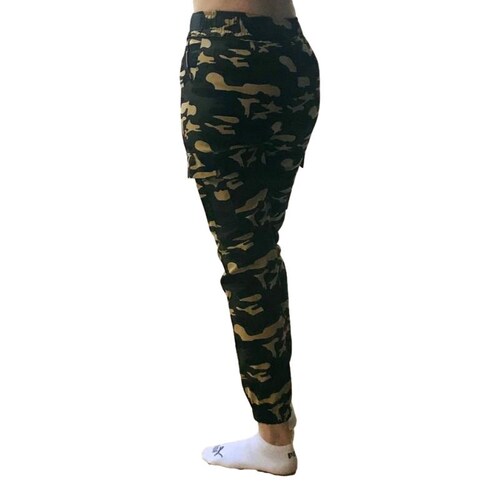 Jeans Pantalón cargo para dama skinny militar camuflaje gabardina 