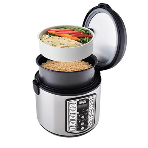 Olla Electrica Arrocera Vaporera Para Cocinar Sano Arroz Carnes Mariscos 4  Tazas