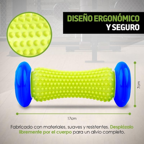 Rodillo para Masaje Muscular y Pies (Fascitis Plantar) Redlemon
