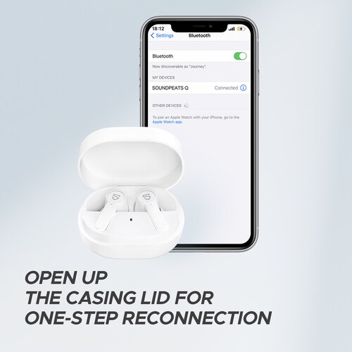 Audifonos Soundpeats Q BLANCO