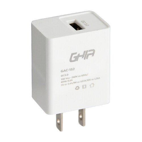 Cargador USB 3.0 Carga Rapida