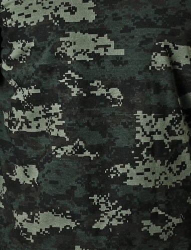 Playera Manga Larga de Hombre Con Gorro Camuflaje, 3 piezas Pixel.
