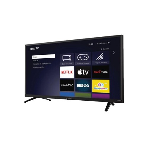 Pantalla Smart Tv 32" Sharp Roku Tv HD 2t-C32cf2ur Wi-Fi Dual Core Disney Plus 