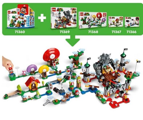Lego 71377 Set de Expansión Rey Boo y el Jardín Encantado