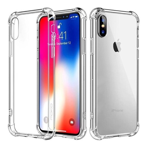 Funda Acrigel Transparente Para iPhone XS MAX Mica 9D de Regalo