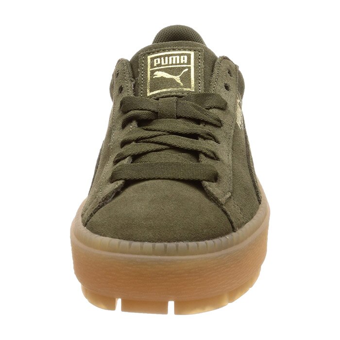 Tênis puma platform trace best sale corduroy feminino