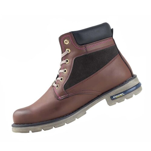 BOTAS COMODAS PARA DAMA URBANAS DISCOVERY 1992 COGNAC ORIGINAL