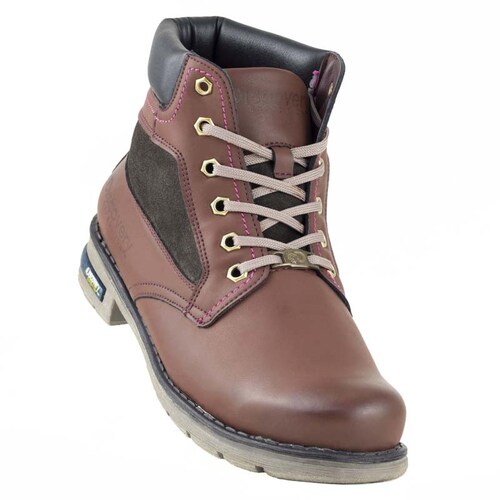 BOTAS COMODAS PARA DAMA URBANAS DISCOVERY 1992 COGNAC ORIGINAL