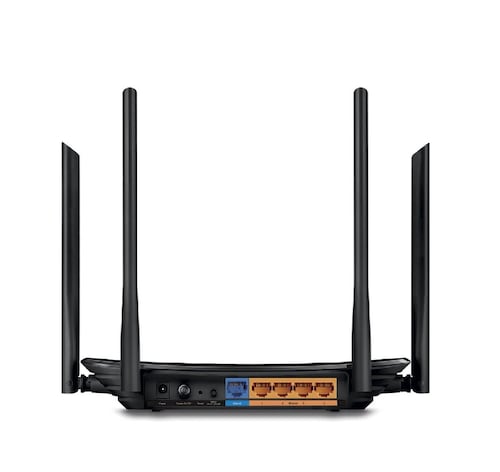 Router TP-LINK Inalámbrico Dual Band Simultanea AC1200 867 Mbit/s 2,4GHz Externo 4 ANTENAS INTERNET