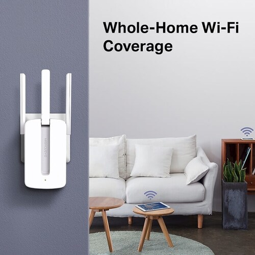 Repetidor Expansor De Señal WIFI Mercusys MW300RE 300Mbps.