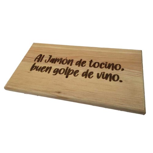 Jamón Serrano Cinta de Oro 1Kg + Tablita Golpe de Vino