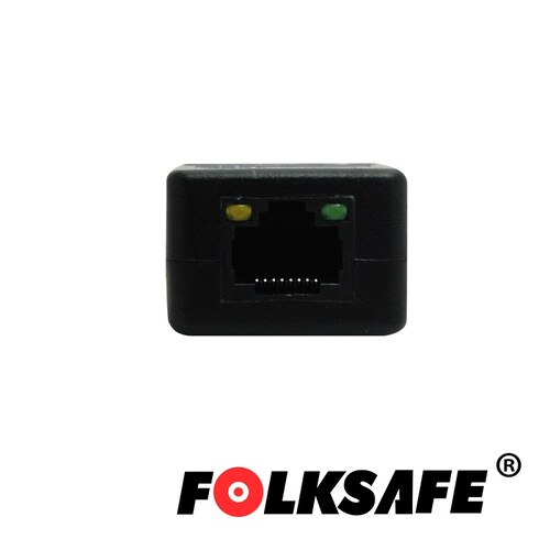 EXTENSOR USB FOLKSAFE FS-6201U DE 200 METROS EN USB 1.1 Y 100 METROS EN USB 2.0 (CON 100% COBRE)