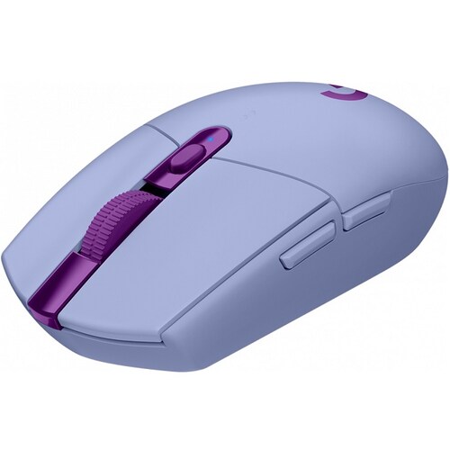 Mouse Logitech G305 Lightspeed Inalámbrico Óptico Gaming Lila 910-006021.