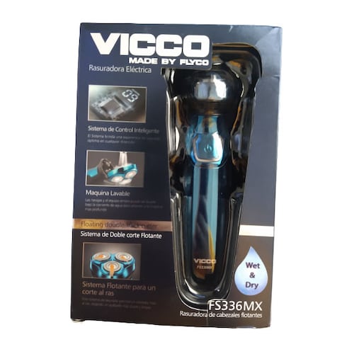 Rasuradora Eléctrica Recargable Vicco FS336MX - Azul