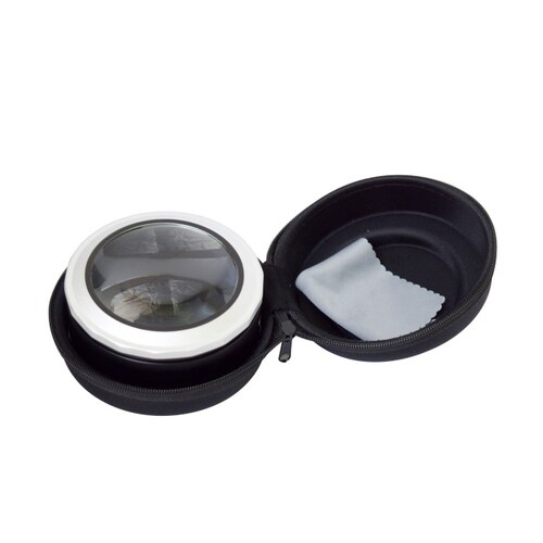 Lupa de 3x y 5x, con zoom 5x y 7x, de 9.2 cm de diámetro, con luz LED