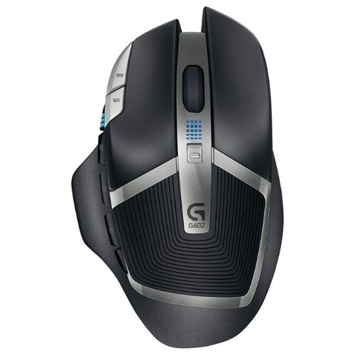 Mouse Logitech Inalámbrico G602 - Negro /Plata