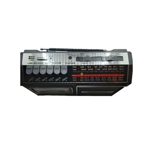 Radiograbadora Akustic AK-6003U Negro Cassette SD USB