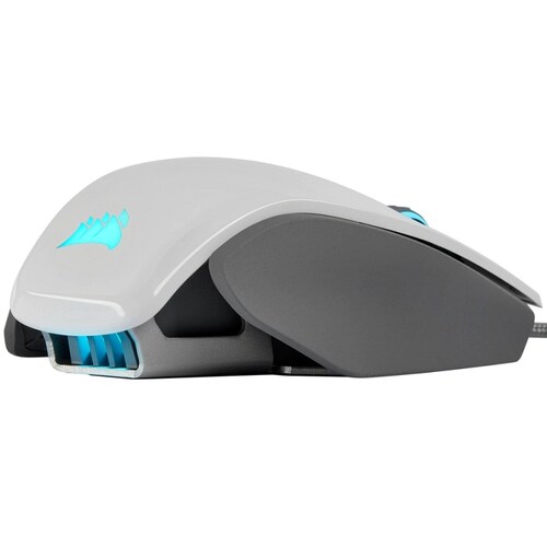Mouse Corsair M65 RGB Elite FPS Alámbrico Óptico USB Gaming Blanco CH-9309111-NA