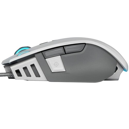 Mouse Corsair M65 RGB Elite FPS Alámbrico Óptico USB Gaming Blanco CH-9309111-NA