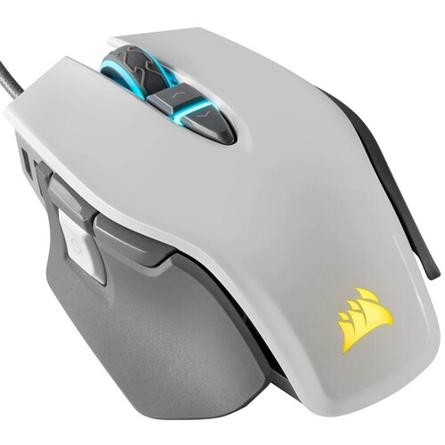 Mouse Corsair M65 RGB Elite FPS Alámbrico Óptico USB Gaming Blanco CH-9309111-NA