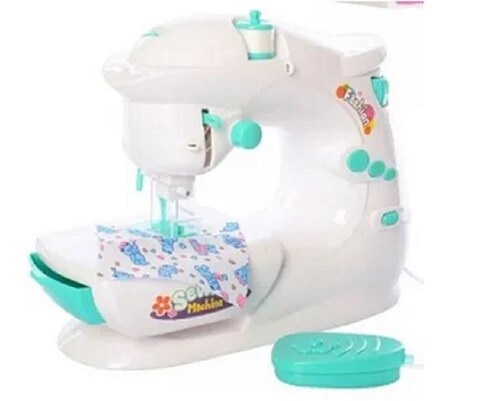 Máquina De Cocer De Juguete Sewing Machine Niñas Juego Diseño Ropa 