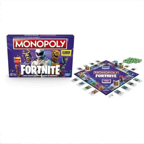 Monopoly Fortnite Juego De Mesa Nueva Edicion 