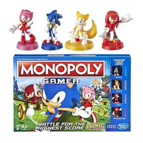 Monopoly Gamer Sonic The Hedgehog Juego De Mesa 
