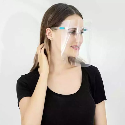 Careta Protectora Facial con Lentes certificado