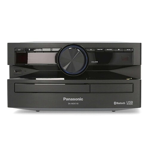 Panasonic Minicomponente Scakx-110negr Bluetooth USB con la App DJ Jukebox Potencia: 3300W-PMPO/300W-RMS