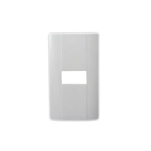 PLACA MODUS 1 INTERRUPTOR SENCILLO  10 A BLANCA BTICINO