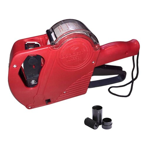 Maquina Etiquetadora Manual Pistola Rotuladora Para Precios ROJA